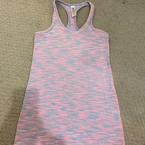Ivivva pink and blue tank size 12